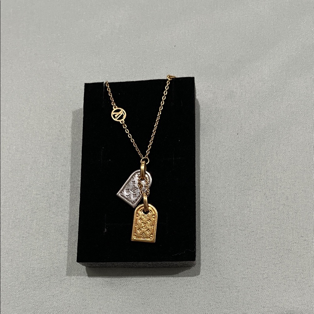 Louis Vuitton Gold and Silver Nano Charm Bracelet